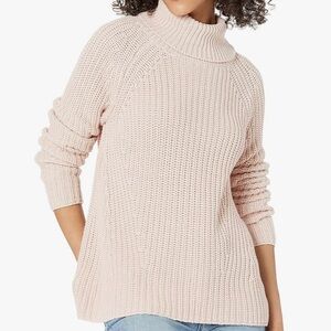 Goodthreads women’s Cotton shaker stitch turtleneck sweater.